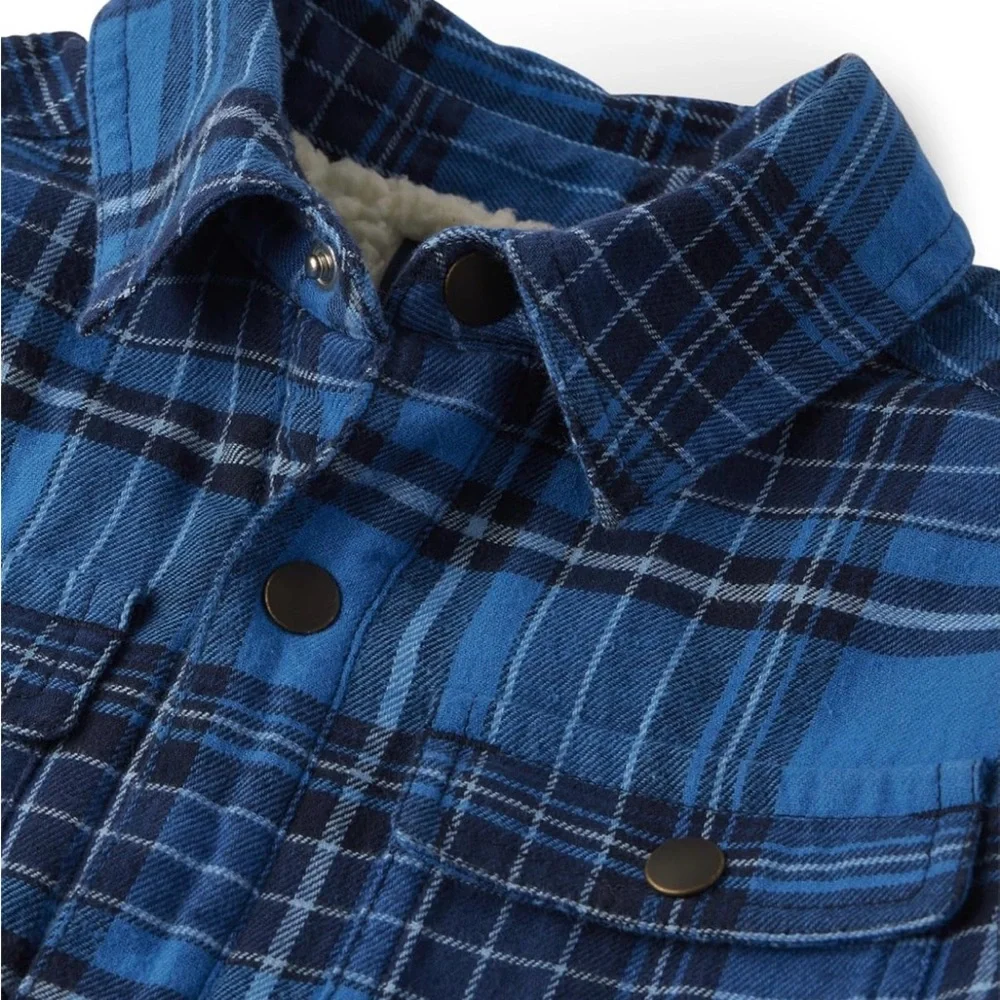 The Children's Place thick plaid flannel. Size 7/8